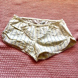Striped Aerie Pajama Shorts